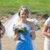 Exclusif - Rachel McAdams, demoiselle d'honneur, au mariage de sa soeur Kayleen à Muskoka au Canada, le 24 mai 2015