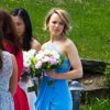 Exclusif - Rachel McAdams, demoiselle d'honneur, au mariage de sa soeur Kayleen à Muskoka au Canada, le 24 mai 2015