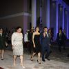La reine Letizia d'Espagne était l'invitée du président Juan Orlando Hernandez et de sa femme Ana Rosalinda Ortiz, le 25 mai 2015, pour un dîner officiel au palais présidentiel, à Tegucigalpa, dans le cadre de sa visite officielle avec Cooperacion Española.