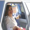 La reine Letizia d'Espagne est arrivée le 25 mai 2015 à la base aérienne José Enrique Soto Cano (Comayagua-Palmerola) au Honduras, accueillie par la première dame Ana Rosalinda Garcia, pour une visite officielle avec Cooperacion Española.