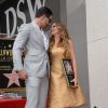 Sofia Vergara et son fiancé Joe Manganiello - Sofia Vergara inaugure son étoile sur Hollywood boulevard à Los Angeles Le 07 mai 2015