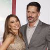 Sofia Vergara et son fiancé Joe Manganiello à la première de "Hot Pursuit" à Hollywood, le 30 avril 2015  