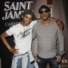 Exclusif - JoeyStarr et Brahim Zaibat assistent à la soirée des 250 ans de la marque de rhum Saint James, au Faust. Paris, le 27 mai 2015.
