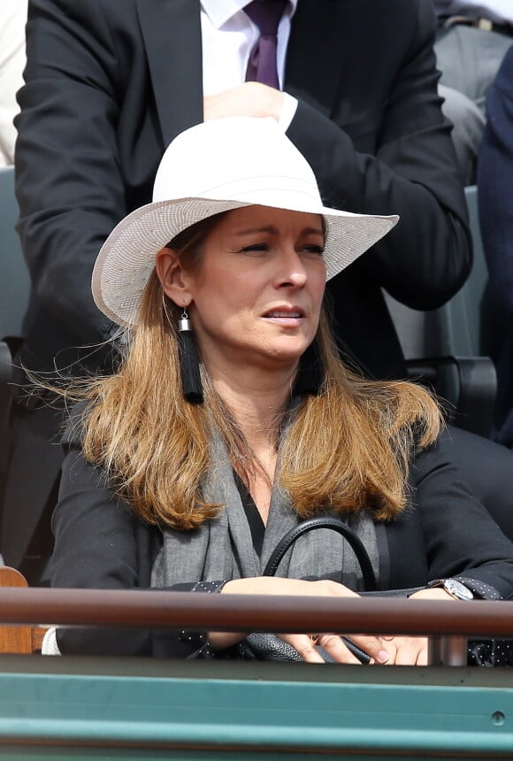 Anne Gravoin lors des Internationaux de France à Roland-Garros à Paris le 28 mai 2015 à Paris