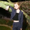 Lily-Rose Depp assiste à la soirée Moschino for Coachella à Bermuda Dunes, en Californie. Le 11 avril 2015.