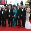 Jane Fonda, Michael Caine, Harvey Keitel, Paolo Sorrentino, Rachel Weisz, Paul Dano, Alex MacQueen, Madalina Ghenea - Montée des marches du film "Youth" lors du 68e Festival International du Film de Cannes, le 20 mai 2015.