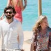 Exclusif - Andrea Pirlo et sa jolie Valentina Baldini en vacances à Ibiza le 6 mai 2015.