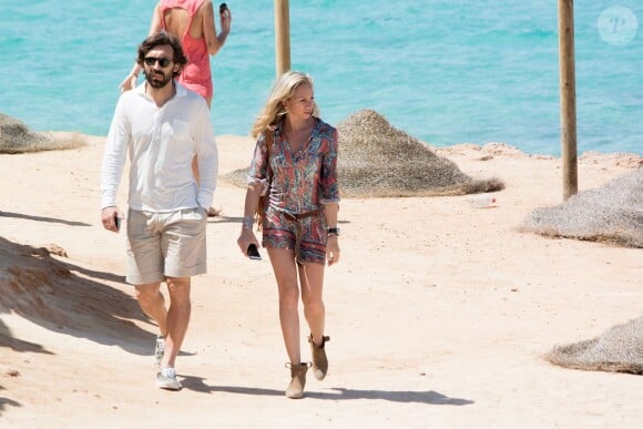 Exclusif - Andrea Pirlo et sa jolie Valentina Baldini en vacances à Ibiza le 6 mai 2015.