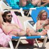 Exclusif - Le footballeur Andrea Pirlo et Valentina Baldini en vacances à Ibiza le 6 mai 2015.