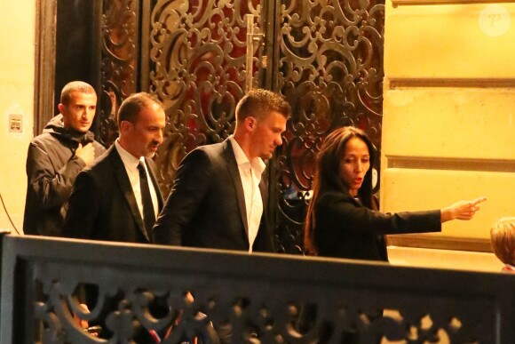 Exclusif - Yoahan Cabaye - Les joueurs du Psg vont fêter leur victoire au Buddha bar à Paris le 30 mai 2015. Le Psg a remporté la finale de la Coupe de France entre le Psg et l'A.J Auxerre au Stade de France à Saint-Denis