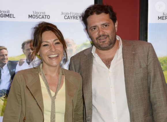Shirley Bousquet et Philippe Cura - Avant-première du film "On voulait tout casser" au cinéma Publicis à Paris, le 31 mai 2015.