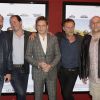 Kad Merad, Jean-François Cayrey, Benoît Magimel, Charles Berling et Vincent Moscato - Avant-première du film "On voulait tout casser" au cinéma Publicis à Paris, le 31 mai 2015.