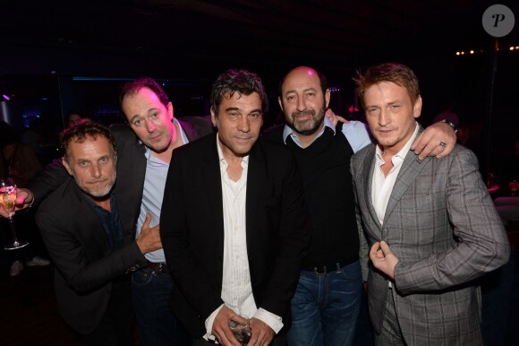 Charles Berling, Jean-François Cayrey, Philippe Guillard, Kad Merad, Benoît Magimel - Soirée du film "On va tout casser" à l'Arc à Paris, le 31 mai 2015.