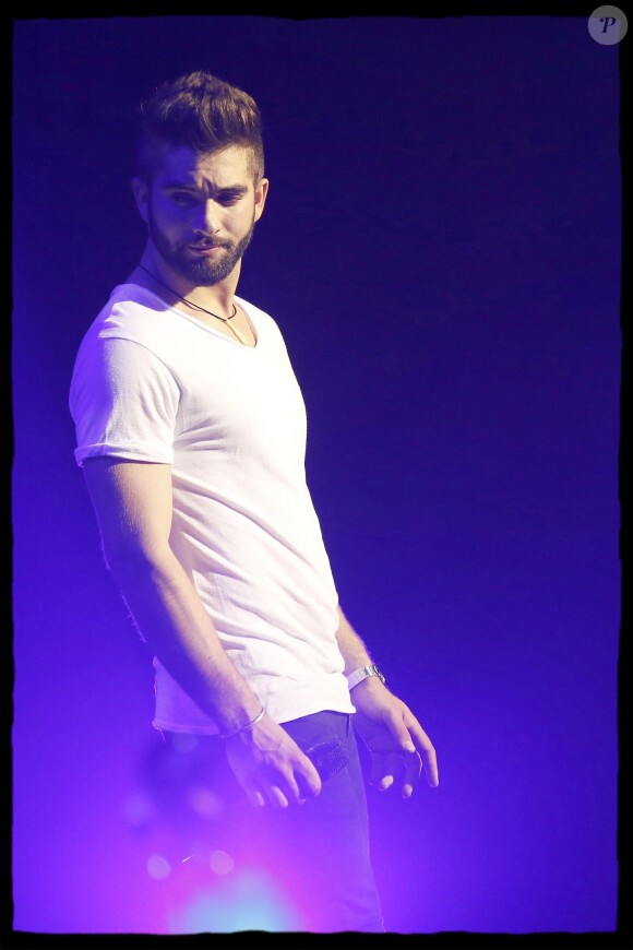 Exclusif - Kendji Girac en concert à l'Olympia le 14 mai 2015.