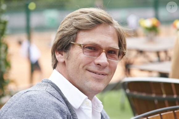 Laurent Romejko, lors du premier jour du 23e Trophée des personnalités Roland Garros, à Paris, le mardi 2 juin 2015.