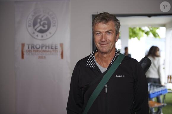 Philippe Caroit, lors du premier jour du 23e Trophée des personnalités Roland Garros, à Paris, le mardi 2 juin 2015.