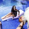 Adriana Lima pose pour la nouvelle campagne "Vogue Eyewear" à Rio de Janeiro, le 3 juin 2015.