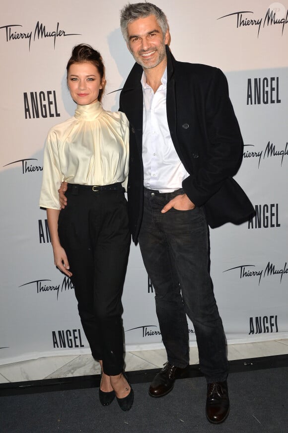François Vincentelli et sa compagne Alice Dufour - Présentation de la nouvelle étoile de la galaxie "Angel" de Thierry Mugler à la Coupole du Printemps Haus