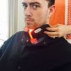 Sam Smith prend la pose sur Instagram le 4 juin 2015 en plein traitement des cordes vocales