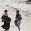 Heidi Klum et Vito Schnabel en vacances à la plage à Saint-Barthélémy le 31 mai 2015