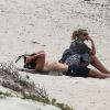 Heidi Klum et Vito Schnabel en vacances à la plage à Saint-Barthélémy le 31 mai 2015