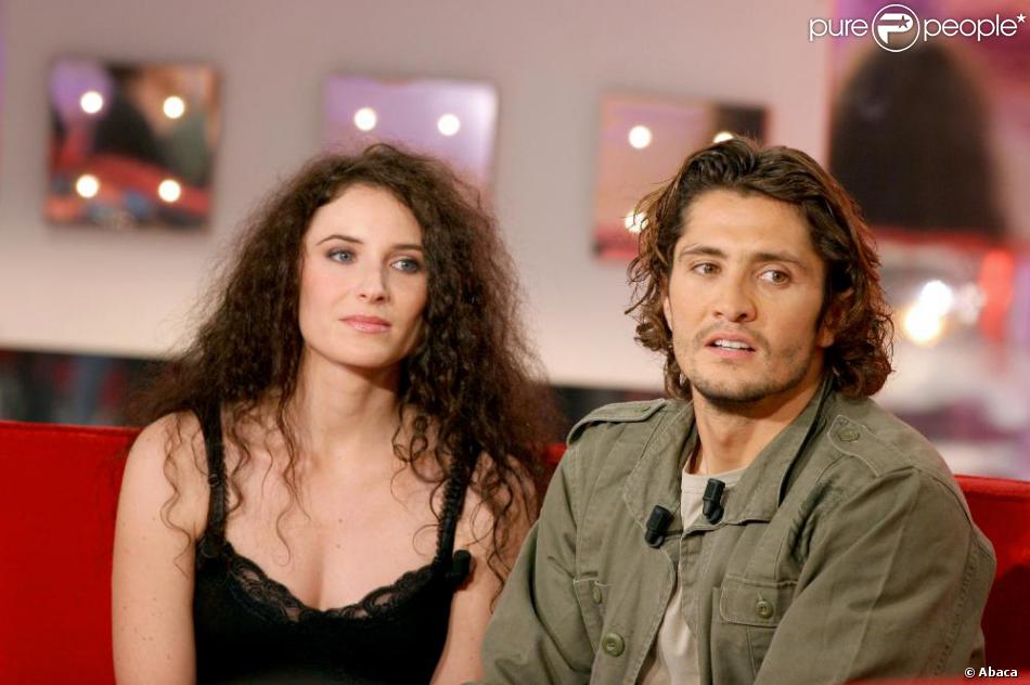 Elsa Lunghini et Bixente Lizarazu en 2004, sur le plateau de Vivement