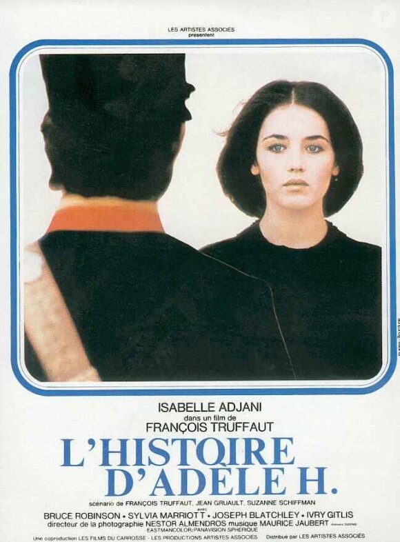 Affiche du film L'Histoire d'Adèle H. de François Truffaut