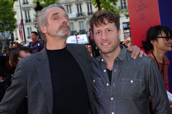 Exclusif - Jeremy Irons et Matthew Heineman - Ouverture du 4e Champs Elysées Film Festival à Paris le 9 juin 2015.