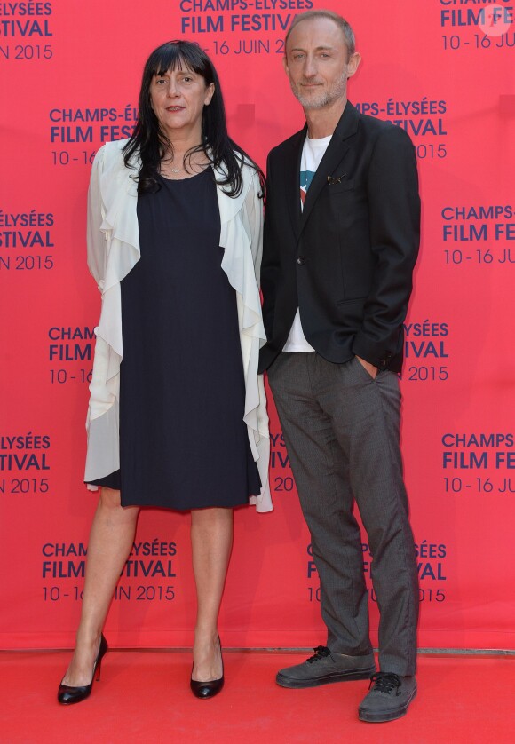 Sylvie Pialat et Guillaume Nicloux - Ouverture du 4e Champs Elysées Film Festival à Paris le 9 juin 2015.