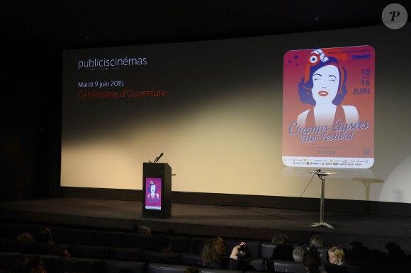 Exclusif - Ouverture du 4e Champs Elysées Film Festival à Paris le 9 juin 2015.