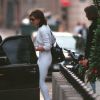 Elizabeth Hurley à Paris le 6 juillet 1995 
