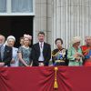 Le prince George de Cambridge, qui aura 2 ans le 22 juillet 2015, a assisté pour la première fois le 13 juin 2015 à la parade Trooping the Colour, à laquelle prenaient part ses parents Kate Middleton et le prince William, duc et duchesse de Cambridge. Le prince et la princesse Michael de Kent, la princesse Anne, Camilla Parker Bowles et le prince Charles prenaient également part au rassemblement.