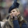 Zara Phillips au Festival de Cheltenham, le 12 mars 2015.