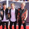 Le groupe 5 Seconds of Summer - Cérémonie des MTV Video Music Awards à Inglewood. Le 24 août 2014 