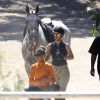 Iggy Azalea fait de l'équitation à Los Angeles, le 16 juin 2015.  
