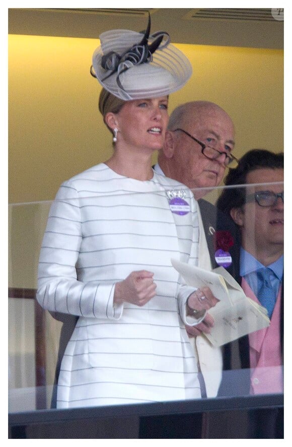 La comtesse Sophie de Wessex - La famille royale d'Angleterre à la course hippique "Royal Ascot". Le 17 juin 2015