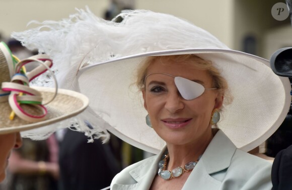 La princesse Michael de Kent - La famille Royale assiste aux courses du Royal Ascot 2015 le 17 juin 2015.