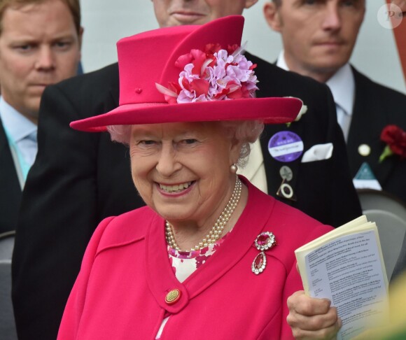 La reine Elisabeth II - Course hippique "Royal Ascot 2015", le 16 juin 2015. 16 June 2015.