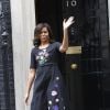 Michelle Obama - La première dame des Etats-Unis a été reçue par le premier ministre britannique au 10 Downing Street à Londres, à l'occasion de son voyage en Europe. Le 16 juin 2015
