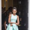 Sasha Obama (La fille de Michelle Obama) - La première dame des Etats-Unis a été reçue par le premier ministre britannique au 10 Downing Street à Londres, à l'occasion de son voyage en Europe. Le 16 juin 2015