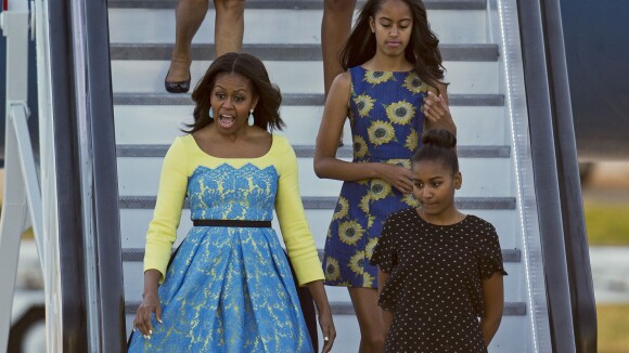Michelle Obama en Europe : Charmée par le prince Harry, ses filles modeuses