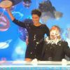 Thierry Ardisson, entarté par Alessandra Sublet, dans Les Terriens en prime, le samedi 20 juin 2015.