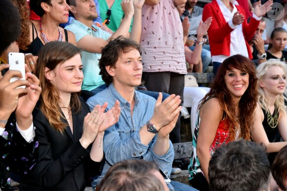 Exclusif - Christine and The Queens, le chanteur Raphaël, la chanteuse Zaz et Madilyn Bailey, dans les arènes de Nîmes à l'occasion de la spéciale Fête de la musique de l'émission La Chanson de l'année sur TF1, le samedi 20 juin 2015.