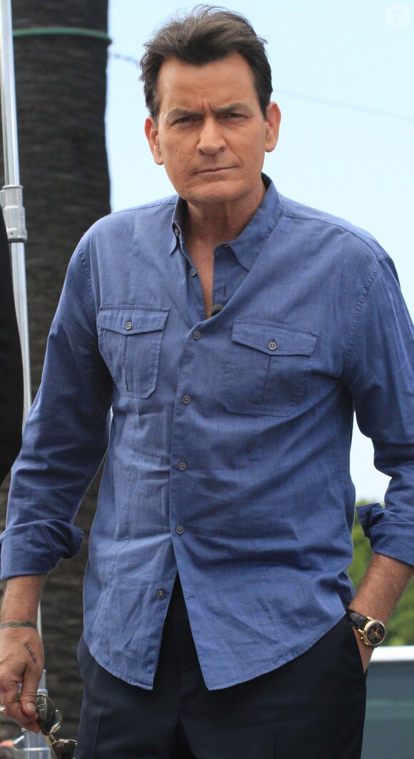 Charlie Sheen à Los Angeles, le 12 mai 2015