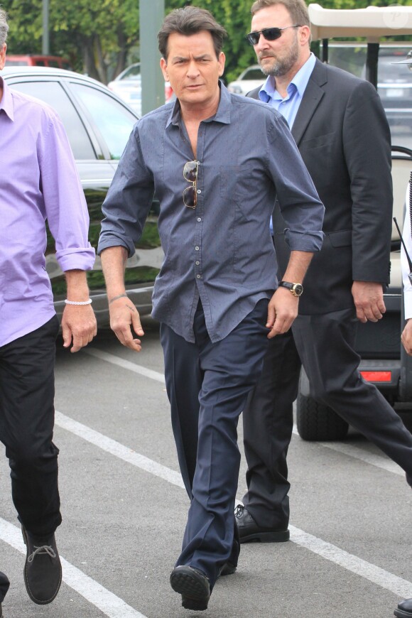 Charlie Sheen à Los Angeles, le 12 mai 2015