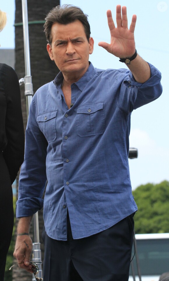 Charlie Sheen à Los Angeles, le 12 mai 2015