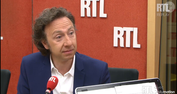 Stéphane Bern, ému, s'explique sur le drame qui a touché Le Monument préféré des Français, le 18 juin 2015, sur RTL, le 22 juin 2015