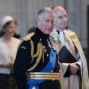 Le prince Charles, prince de Galles - Messe de commémoration de la bataille de Waterloo à Londres le 18 juin 2015. 