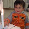 Thiago souhaite un bon anniversaire à son père Lionel Messi le 24 juin 2015.