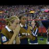 Les Bleues à l'issue du quart de finale de Coupe du monde perdu face à l'Allemagne à Montréal, le 26 juin 2015